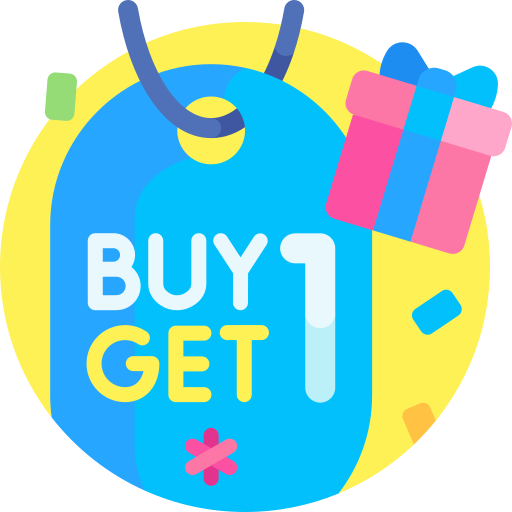 Buy 1 Get 1 Free