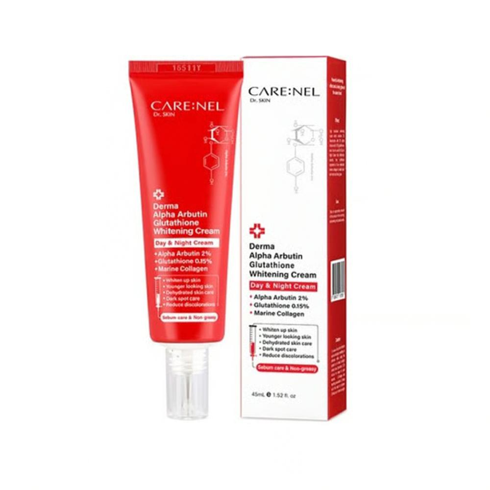 care-nel-derma-alpha-arbutin-glutathione-whitening-day-night-cream