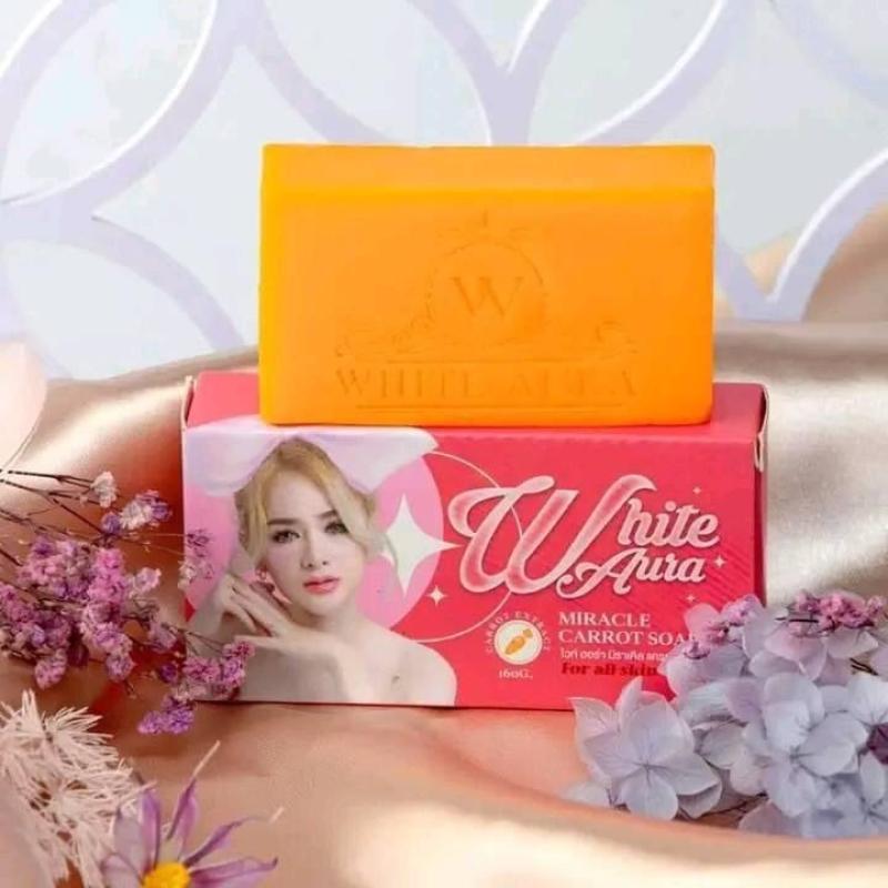 White Aura Miracle Carrot Soap-160g