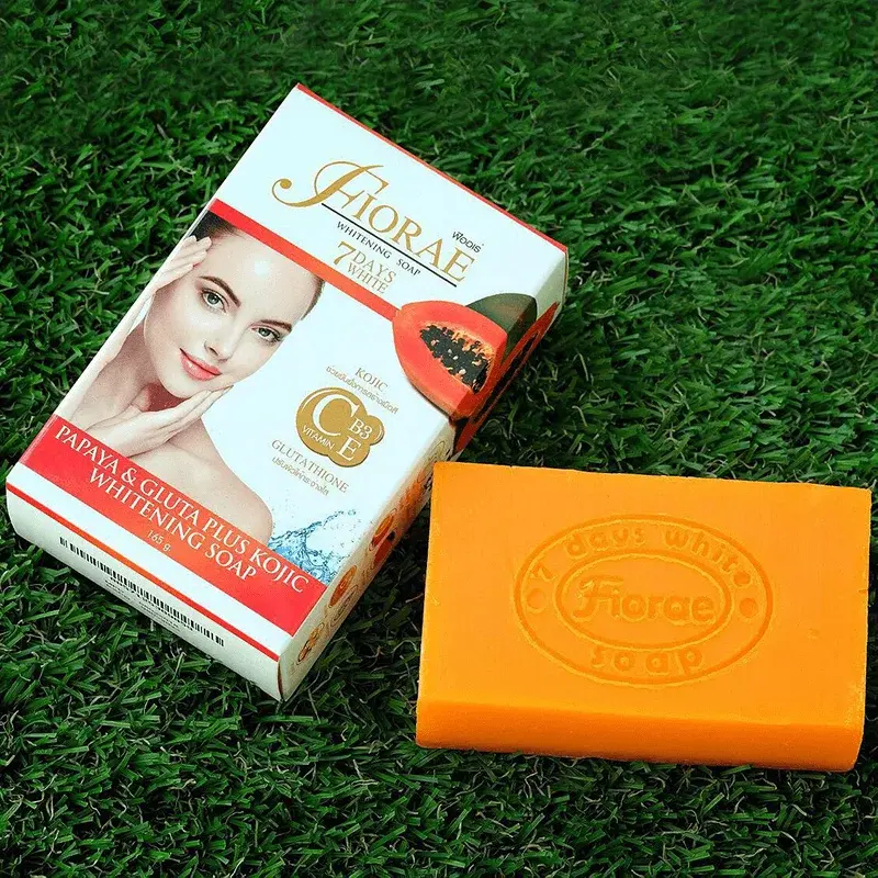 Fiorae Papaya & Gluta Plus Kojic Whitening Soap